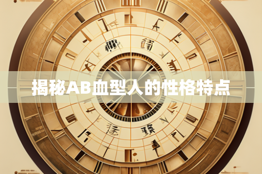 揭秘AB血型人的性格特点