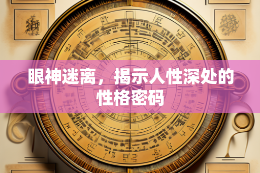 眼神迷离，揭示人性深处的性格密码