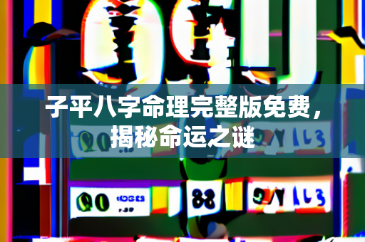 子平八字命理完整版免费，揭秘命运之谜