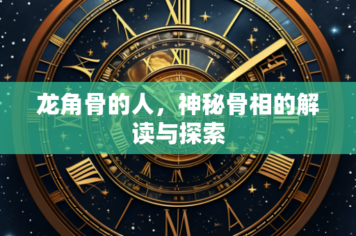 龙角骨的人，神秘骨相的解读与探索