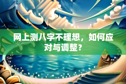 网上测八字不理想，如何应对与调整？