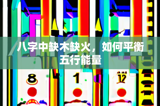 八字中缺木缺火，如何平衡五行能量