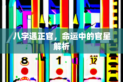 八字遇正官，命运中的官星解析