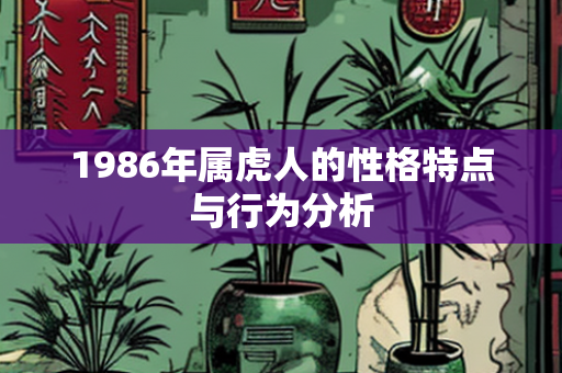 1986年属虎人的性格特点与行为分析