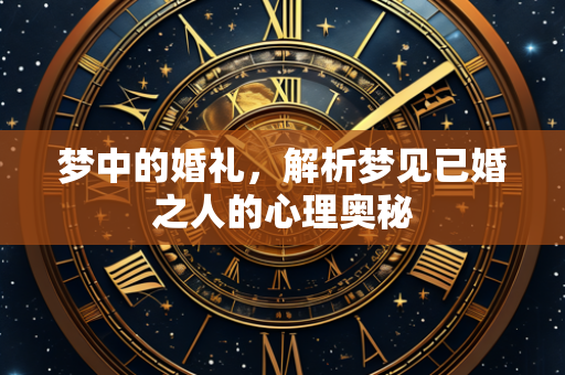 梦中的婚礼，解析梦见已婚之人的心理奥秘