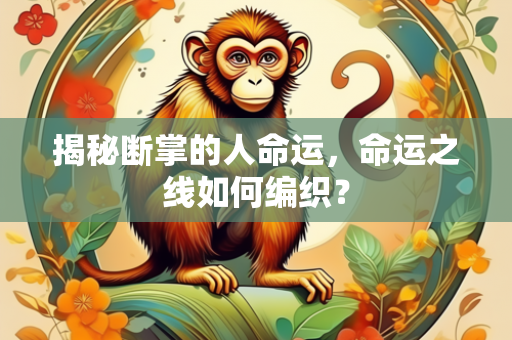 揭秘断掌的人命运，命运之线如何编织？