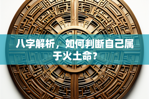 八字解析，如何判断自己属于火土命？