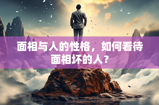 面相与人的性格，如何看待面相坏的人？