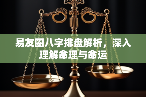 易友圈八字排盘解析，深入理解命理与命运