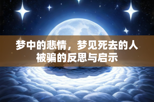 梦中的悲情，梦见死去的人被骗的反思与启示