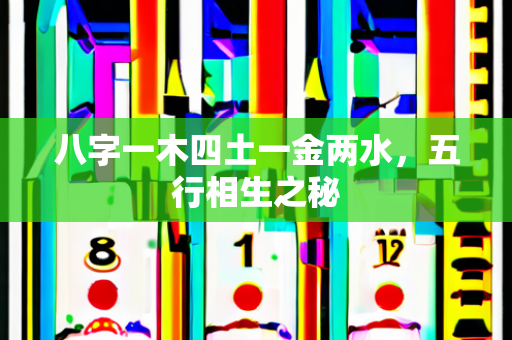 八字一木四土一金两水，五行相生之秘