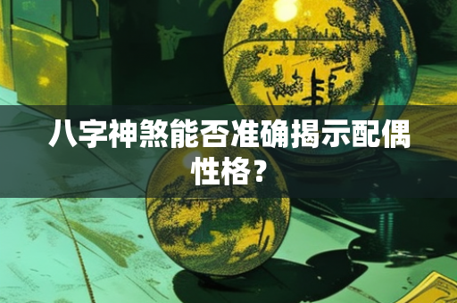 八字神煞能否准确揭示配偶性格？