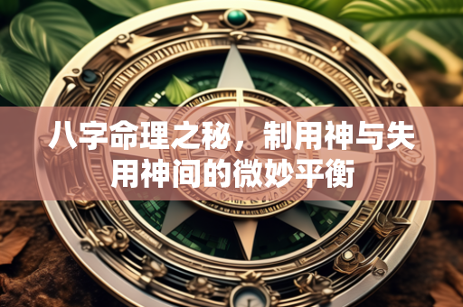 八字命理之秘，制用神与失用神间的微妙平衡