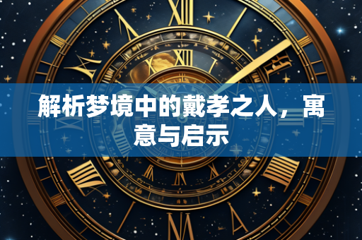 解析梦境中的戴孝之人，寓意与启示