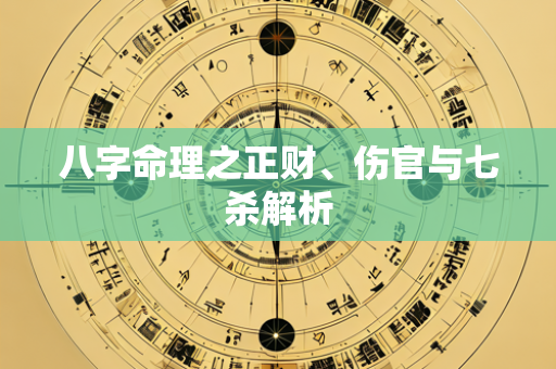 八字命理之正财、伤官与七杀解析