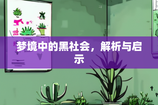 梦境中的黑社会，解析与启示