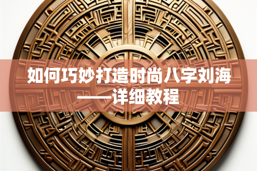 如何巧妙打造时尚八字刘海——详细教程