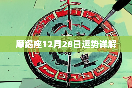 摩羯座12月28日运势详解