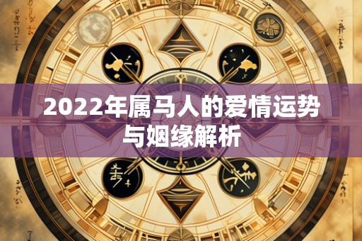 2022年属马人的爱情运势与姻缘解析