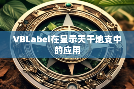 VBLabel在显示天干地支中的应用