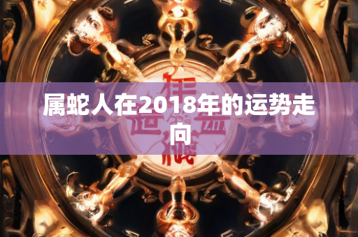 属蛇人在2018年的运势走向