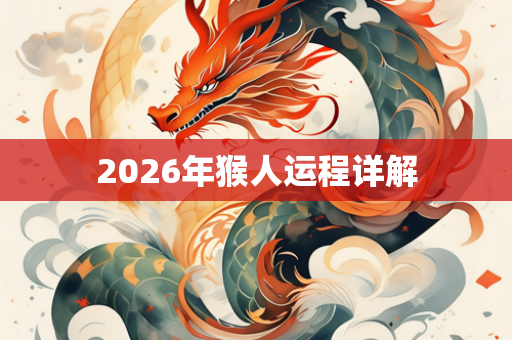 2026年猴人运程详解