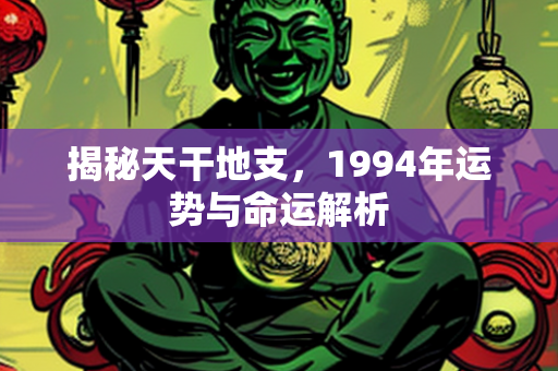 揭秘天干地支，1994年运势与命运解析