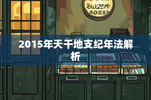 2015年天干地支纪年法解析