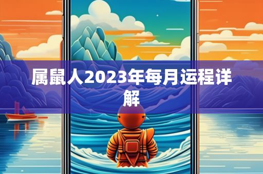 属鼠人2023年每月运程详解