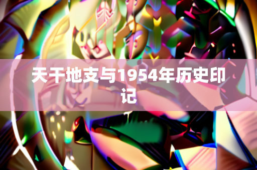 天干地支与1954年历史印记