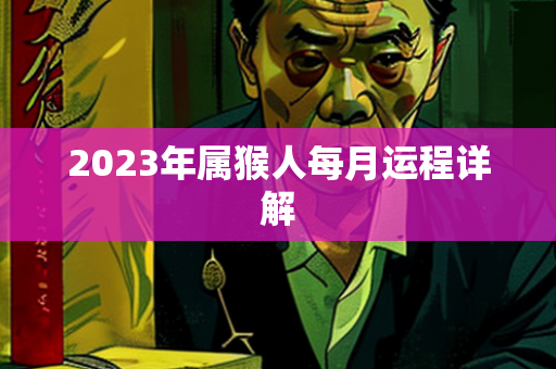 2023年属猴人每月运程详解