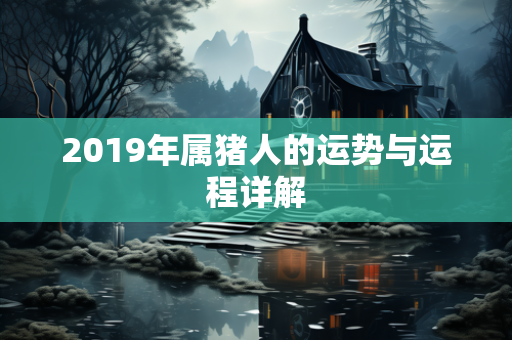 2019年属猪人的运势与运程详解