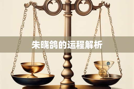 朱晓鸽的运程解析