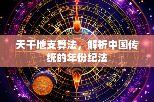 天干地支算法，解析中国传统的年份纪法