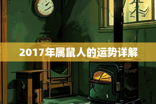 2017年属鼠人的运势详解