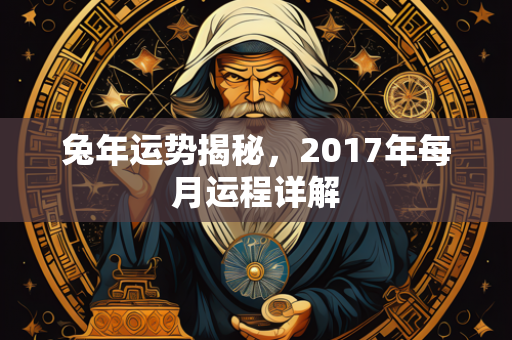 兔年运势揭秘，2017年每月运程详解