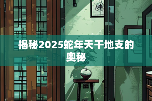 揭秘2025蛇年天干地支的奥秘