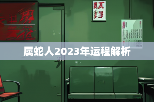 属蛇人2023年运程解析