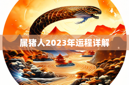 属猪人2023年运程详解