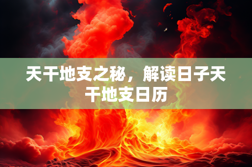 天干地支之秘，解读日子天干地支日历