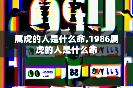 属虎的人是什么命,1986属虎的人是什么命