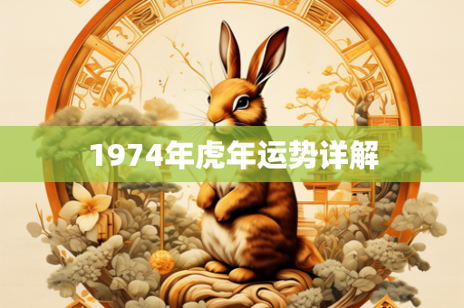 1974年虎年运势详解