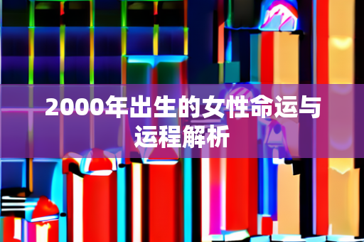 2000年出生的女性命运