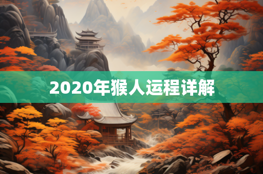 2020年猴人运程详解