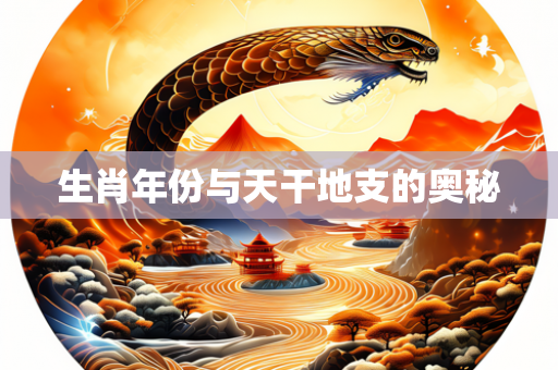 生肖年份与天干地支的奥秘