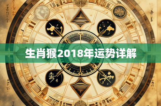 生肖猴2018年运势详解