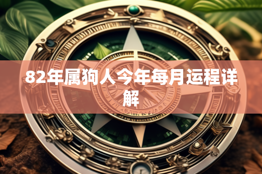 82年属狗人今年每月运程详解