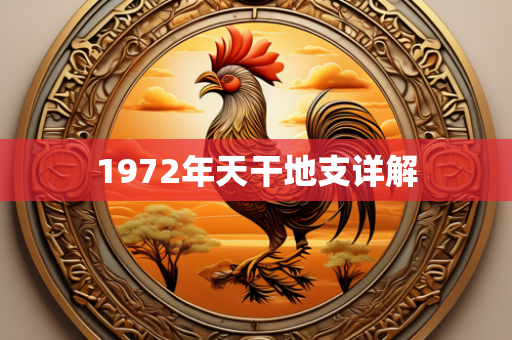 1972年天干地支详解