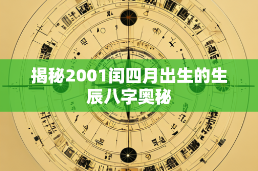 揭秘2001闰四月出生的生辰八字奥秘