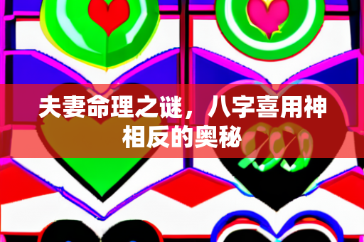 夫妻命理之谜，八字喜用神相反的奥秘